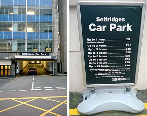 parking selfridges manchester